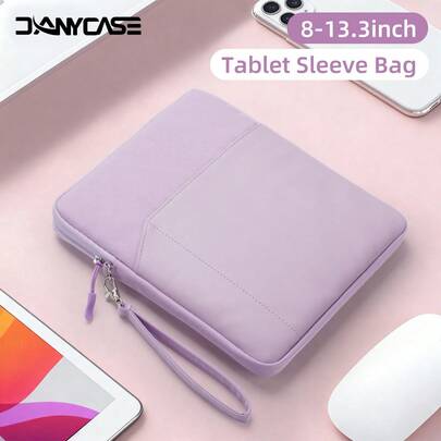 Funda para portátil y tablet de 10.8-13.3 pulgadas DANYCASE, organizador de electrónicos de 8 pulgadas con protección acolchada, compatible con iPad, dispositivos AWEI