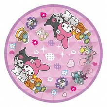 Sanrio 派对用品，生日派对装饰餐具，杯子，盘子，餐巾纸，主题派对用品。卡通装饰餐具。主题生日派对装饰餐具套装，盘子，桌布，适合生日和主题活动。派对用品，生日派对餐具