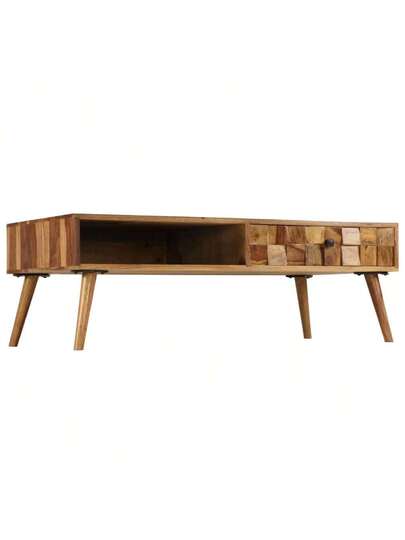VidaXL Coffee Tafel 110x50x37 Cm Acacia Wood Honey Finish view 3