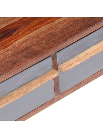 VidaXL Coffee Tafel 110x50x40 Cm Solid Wood Grijs view 8