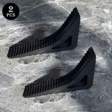 1pc No-Drill Triangular Door Stop, Household Anti-Collision Door Jammer, Easy-To-Use Door Protection Device - Multicolor - View 12