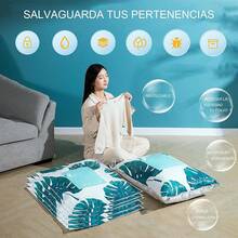 Bolsas de Almacenamiento de Vacío 12 Pcs, Bolsas al Vacio Ropa para Viaje Reutilizables, Bolsas de Compresión con Bomba Vacio Eléctrica, Ahorro Espacio para Guardar Cobijas Edredones - 12 piezas - Ver 3