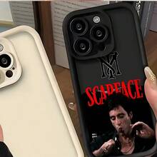 Funda de Teléfono Clásica de la Película  para iPhone 16, 15, 14, 13, 12, 11 Pro Max, X, XR, XS Max, 8, 7 Plus - Cubierta Trasera Suave de TPU a Prueba de Golpes - Blanco antiguo - Ver 3