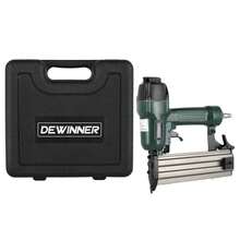 Clavadora neumática F50A Dewinner, pistola de clavos profesional para carpintería, tapicería y construcción, herramienta potente y precisa, fácil de usar y mantener, material resistente - Verde - Ver 6