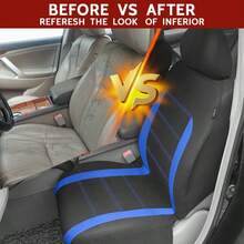 REMAX 9pcs Fabric Polyester Car Seat Covers With Airbag Compatible Universal Fit Seat Cushion Auto Accessories New Design For Women,Car Seat Cover Full Set