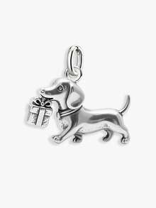 1件简约独特925纯银蘑菇吊坠，精致珠宝礼品，男女皆宜