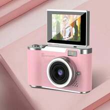 Digital Camera 8X Digital Zoom Cameras For Vlogging 2.4''IPS Screen Rechargeable Camera Photography Professional Camera For Teenagers, And Beginners With Card Reader, OTG, Support For Taking Photos, Recording Videos, And Webcam, For Thanksgiving Christmas And New Year Gifts.