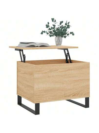 VidaXL Coffee Tafel 60x44.5x45 Cm Processed Wood Sonoma Oak view 4