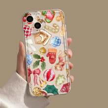 Étui de téléphone transparent avec motif de Père Noël de Noël pour iPhone 16, 15, 14, 13, 12, 11 Pro Max Mini X XSMAX XR 7 8 Plus. Étui antichoc compatible avec les modèles 17, 17 Pro, 17 Pro Max - 4 - Voir 12