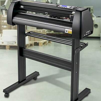 Máquina cortadora de vinilo  , plotter de vinilo de 28 pulgadas, cortador de plotter con pantalla LCD, rodillos de pellizco ajustables de doble resorte, plotter de corte de letreros, plotter con software Signmaster para diseño y corte