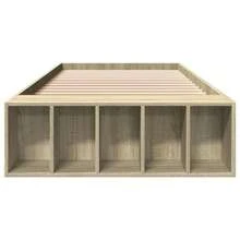 Bettgestell Sonoma-Eiche 75x190 cm Holzwerkstoff-XY132701