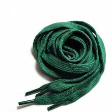 Cotton Shoelaces 39'' 43'' 47 51'' 55'' 86'' Inch Length 8mm Width Sport Canvas Shoes - 43inch/110cm + Green - View 1