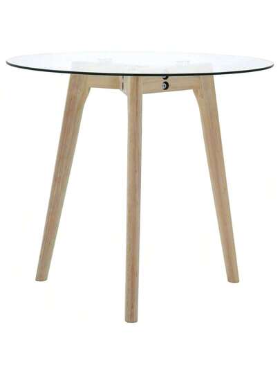 VidaXL Piece Side Tafel Set Tempered Glass view 5