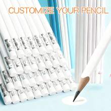 Customized HB Pencils - Personalized Gift Set, For Writing, Sketching And Office Use, School Supplies, School, Teachers, Office, Boys And Girls - Multicolor - View 11