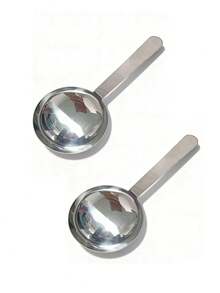 1/2/4pcs Stainless Steel Soup Spoons, Multipurpose Soup Ladle, Large Mouth Soup Spoon, Kitchen Utensils, Rice Spoon, Cookware - Silver - View 6