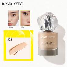 KATO-KATO 30gOILY SKIN FOUNDATION, Long-Lasting, Even Skin Tone,Sweat & Water Resistant,Non-Transferring, Concealing, Oil-Controlling Foundation. Party Essential, Specialty Gift For Friends, Girlfriends. Wedding Essentials, Wedding Guest, Bachelorette Party, Elegant Makeup, Natural Everyday Makeup, Sweet Makeup, Blood-Colored Makeup, Date Makeup - 07 Warm Beige - View 10
