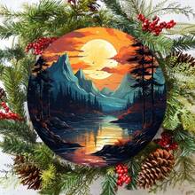 1 pieza Cartel de metal de aluminio retro de 8x8 pulgadas, señal de metal ligera y redonda, decoración de pared, pósteres, regalos para placas de puertas, bares, clubes, cafeterías del hogar