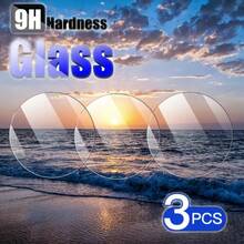 3 pezzi Pellicola protettiva per schermo ad alta definizione per Garmin Fenix 5/5 Plus, Fenix 5s, Fenix 5x/5x Plus, in vetro temperato 9H, ultra-chiara, resistente ai graffi, superficie liscia, sensibile al tocco, accessori da orologio alla moda per uomo e donna