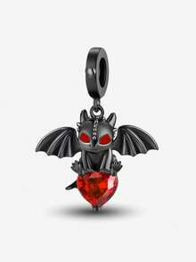 1pc 925 Sterling Silver Halloween Dark Animal Pendant, Suitable For Bracelet DIY, Women Jewelry - Beads 2 - View 17