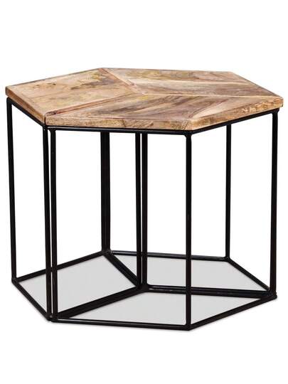 VidaXL Coffee Tafel 56x48x40 Cm Solid Mango Wood view 3