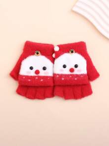 Muñeco de nieve rojo