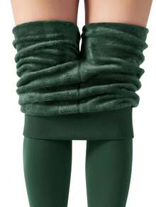 1Pc 290G Thermal Lined Tights Women Winter Warm Thick Tights Thermal Velvet Pants Tummy Control Soft