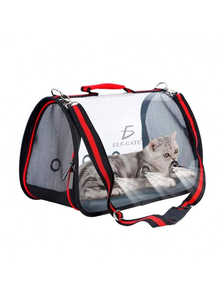 Bolsa portamascotas tipo moño para perros y gatos de viaje