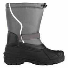 FREE SOLDIER Men's Outdoor Thermal Boots, Waterproof & Warm Winter Footwear With Removable Insulation- Black /?Gray - Grey - View 10