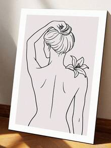 Retrato de pareja en lienzo con arte de línea personalizado, regalo de aniversario personalizado para parejas, novio, novia, arte dibujado a mano personalizado a partir de una foto