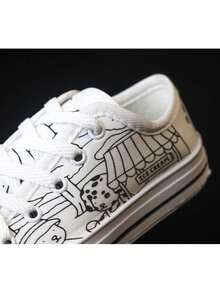 Bobbie White Children's Sneakers For Boys And Girls Coloring Casual School Walking Play Soft Lightweight Comfortable Immediate Shipping Promotion - 象牙白色 - 查看 6