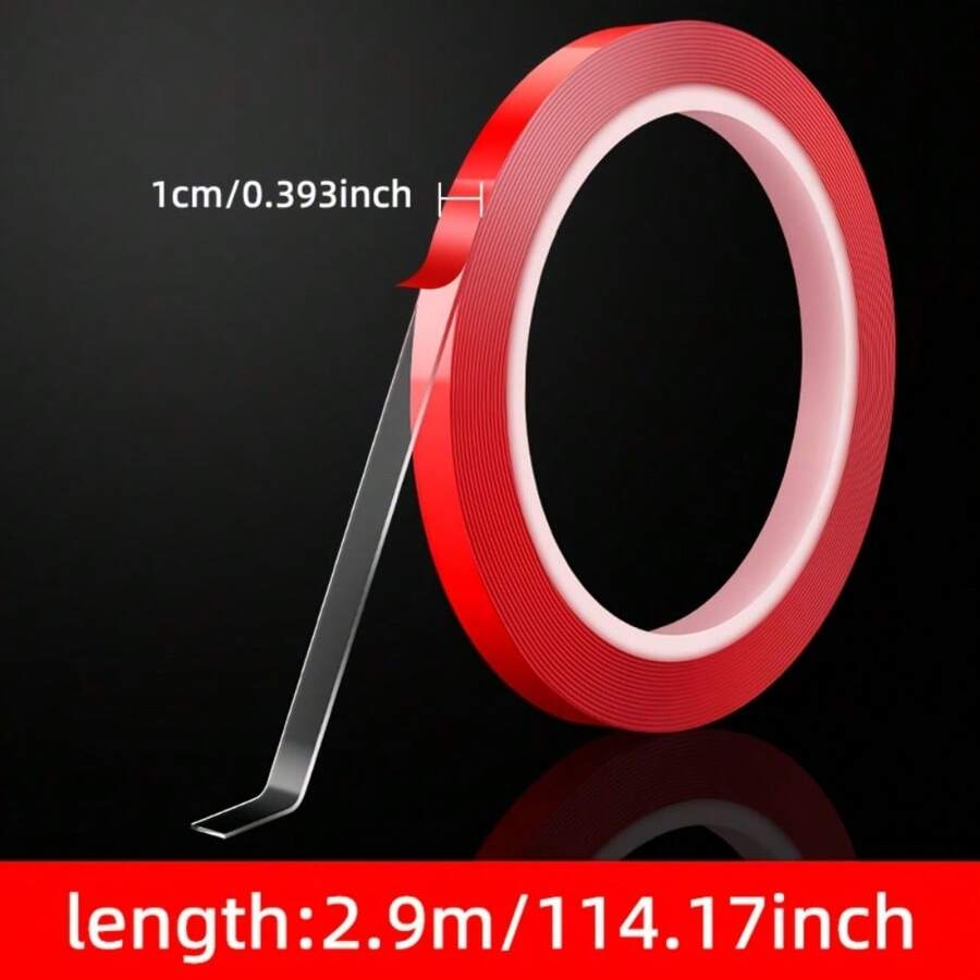 Cinta adhesiva para tiras de luces LED, pegamento transparente de nano para uso en el hogar y al aire libre, fijación de ranura para tiras de luz COB, adhesivo fuerte sin daños - Multicolor - Ver 1