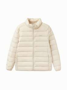 Balabala Chaqueta ligera de plumón para niños, abrigo impermeable y a prueba de viento 3 en 1 para niños y niñas, invierno 2023-2025 - caqui claro - Ver 4