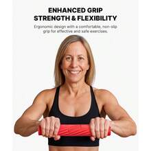 Flex Tennis Elbow Brace Physical, Improves Grip Strength, Forearm Strengthener Golfers, Rehabilitation, Tendonitis, Injury Recovery, Rehabilitation Equipment, Resistance Training - Rojo claro - Ver 4