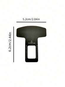 1 件装汽车安全带锁舌配件延长器，孕妇儿童安全带延长器，可调节安全带