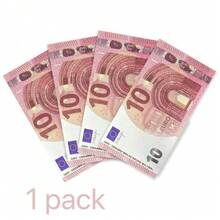 100张11*6.15厘米小尺寸100欧元道具纸，1包100张常规尺寸纸，面值5/10/20/50/100/200/500欧元，5/10/20/50/100/200/500欧元新年装饰道具纸，欧元新年礼物，欧元情人节花束道具纸 - 彩色 - 查看 16