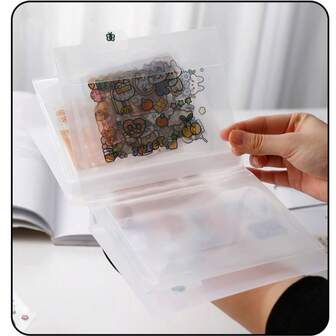 Mini A6 dragspelsmapp, organiserare för planerare, foton, kort, dokument, bärbar i 5 lager, studentbevis, provpapper, anteckningar, anteckningsböcker, räkningar