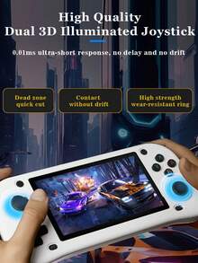 1 Máy chơi game cầm tay mới với 14000 trò chơi cổ điển và 19 trình giả lập như PS1/GBA/FC. Máy đi kèm màn hình lớn HD 4,3 inch. Máy chơi game di động du lịch tại nhà. Tay cầm chơi game Arcade PSP hoài cổ. Quà tặng hoàn hảo cho chồng, anh trai hoặc bạn bè trong kỳ nghỉ. - Nhiều màu - Xem 10