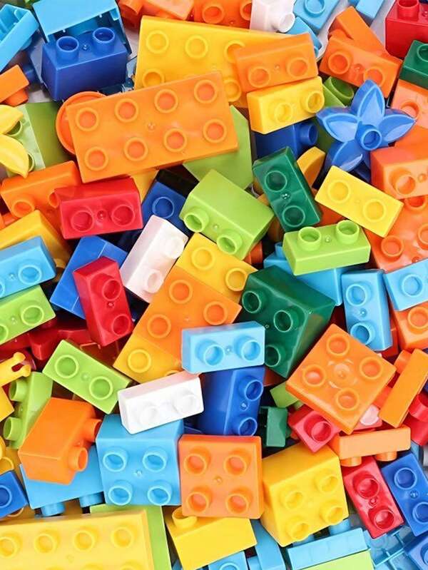 500pcs Bulk Large Building Blocks, Fun DIY Assembly Toy Gift For Children