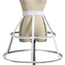 1 chiếc váy lót crinoline thoáng khí màu đen và trắng cho nhiều mùa hè dành cho nữ, váy lót crinoline ngắn, váy lót, váy lót Lolita, cỡ lớn và bồng bềnh dùng cho váy cưới cô dâu, không đối xứng, hình bí ngô, hình thùng, váy lót crinoline ren nhiều lớp, khung thép, xếp nếp có thể điều chỉnh, phong cách Baroque, Rococo, thích hợp cho đám cưới, sự kiện, biểu diễn, cosplay - A - Xem 4