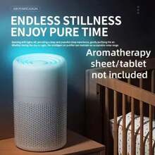 Portable USB Air Purifier With HEPA Filter And Activated Carbon - Quiet Personal Desktop Air Purifier With Blue Light Technology And Aromatherapy Function, Removes Odors And Second-Hand Smoke Dust In Home - Xiaobai Air Purifier White - View 8