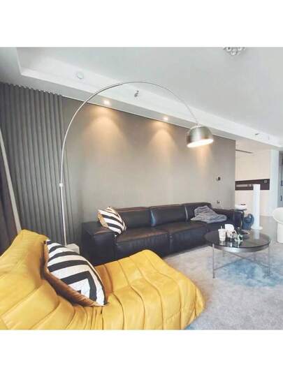 Alpinaluz "ARABELLA" Vloer Lamp Stainless Steel Arch Wit Marble Base Height 240 Cm, Width 220 E27 view 3