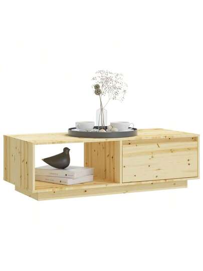 VidaXL Coffee Tafel 110x50x33.5 Cm Solid Pine Wood view 4