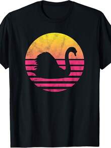 Classic Swan Gift T-Shirt - Style 25 - View 1