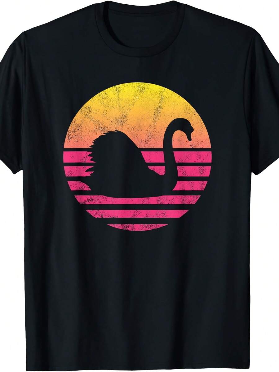 Classic Swan Gift T-Shirt - Style 25 - View 1