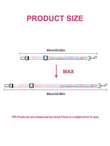 1 件装狗狗汽车安全带，可调节弹性缓冲伸缩宠物汽车安全带，带牵引功能
