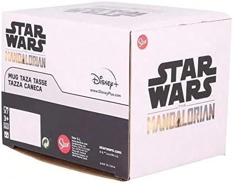 Stor GLOBE CERAMIC MUG 380 ML IN GIFT BOX THE CHILD MANDALORIAN - White - View 1