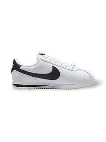 Nike Cortez“黑白”（GS） - 白色/黑色 - 查看 3