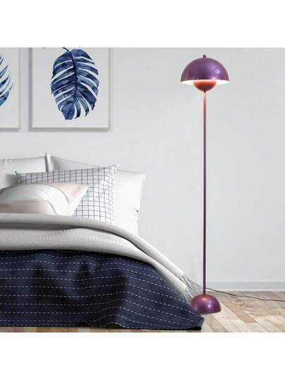 Alpinaluz Nordic Vloer Lamp Paars Inspiration "Flowerpot" Parabolic Base E27 Socket Living Room Dining Bedroom view 8
