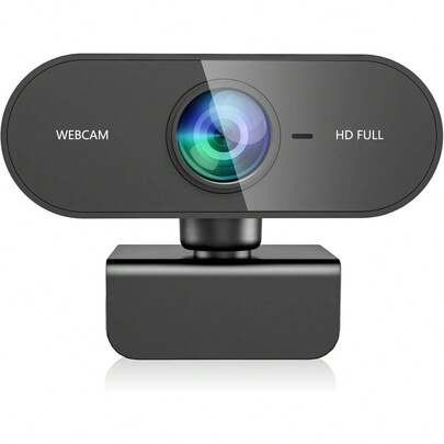 Webcam For Pc With Microphone,Full Hd 1080P Streaming Web Cam For  Laptop, USB External Computer Camera For Desktop,Best Cheap Face Cam For Video Conference,Zoom,Gaming  Microsoft
