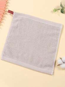 5条/10条装 25x25厘米 薄款纯色吸水棉质酒店/厨房毛巾，多用途手巾